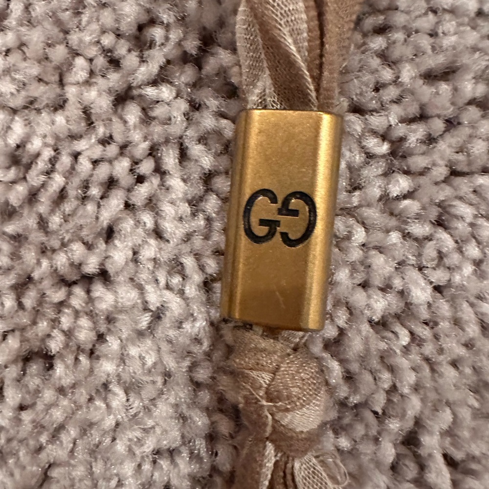 Gucci Elegant Brown Striped Scarf - Picture 5 of 7